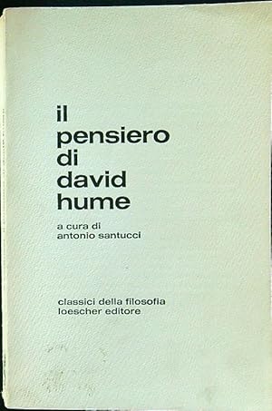 Bild des Verkufers fr Il pensiero di Davide Hume zum Verkauf von Librodifaccia