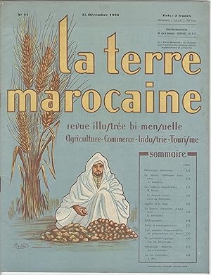 "LA TERRE MAROCAINE" N°21 du 15/12/1928 / couverture illustrée par P. NÉRI