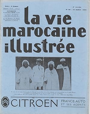 "LA VIE MAROCAINE ILLUSTRÉE" N°83 du 15/07/1931