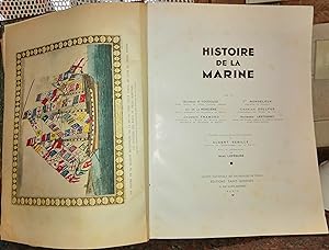 Histoire de la Marine texte de Georges G Toudouze; C. Rondeleux, Ch de la Ronciere, Charles Dollf...