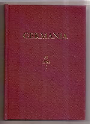 GERMANIA. Anzeiger der Römisch-Germanischen Kommission des Deutschen Archäologischen Instituts. J...