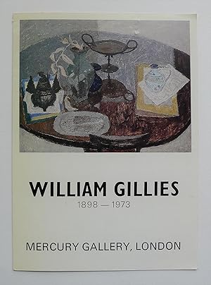 Seller image for William Gillies 1898-1973. Mercury Gallery, London March7-April 7, 1984. for sale by Roe and Moore