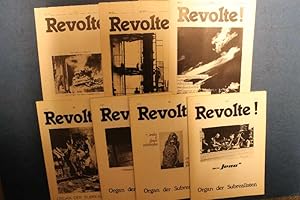 Revolte! Organ der Subrealisten 7 Ausgaben: No. 21 II/1978, No. 22 III/1978, No. 23 I/ 79, 24/25 ...