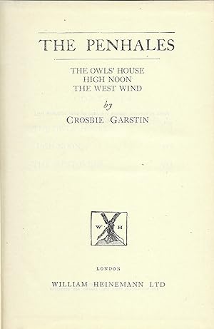 Seller image for The Penhales: The Owls' House, High Noon, The West Wind for sale by Trafford Books PBFA