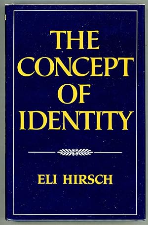 Seller image for The Concept of Identity for sale by Evening Star Books, ABAA/ILAB