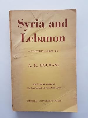 Seller image for Syria and Lebanon : A Political Essay for sale by masted books