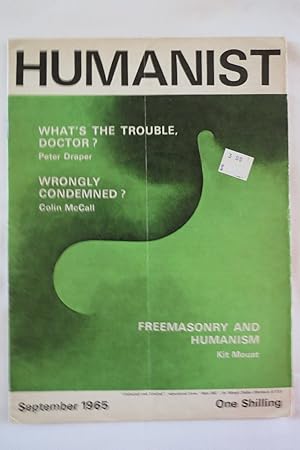 Image du vendeur pour THE HUMANIST MAGAZINE SEPTEMBER 1965 (Journal of the British Humanist Movement) mis en vente par Sage Rare & Collectible Books, IOBA