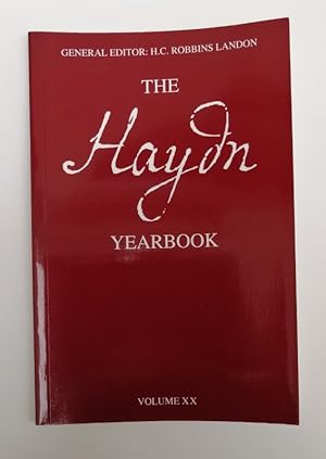 Seller image for The Haydn Yearbook. Vol. XX (1996). for sale by Der Buchfreund