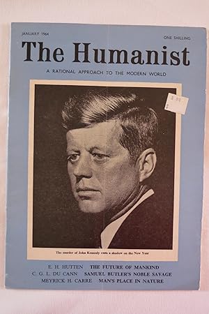 Image du vendeur pour THE HUMANIST MAGAZINE JANUARY 1964 (Journal of the British Humanist Movement) mis en vente par Sage Rare & Collectible Books, IOBA