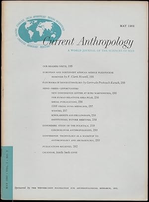 Seller image for Panorama of Dance Ethnology in Current Anthropology Volume 1, Number 3 for sale by The Book Collector, Inc. ABAA, ILAB