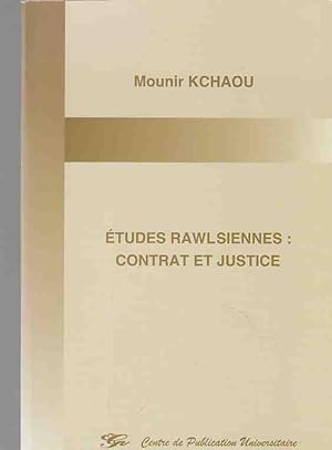 Image du vendeur pour Etudes rawlsiennes: contrat et justice. mis en vente par Fundus-Online GbR Borkert Schwarz Zerfa