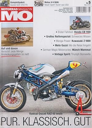 Seller image for MO : Motorrad-Magazin. 05/2010, Radical-Ducati RAD 02 Imola, Honda CB 1100, Kawasaki Z 1000 for sale by Allguer Online Antiquariat