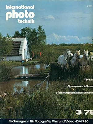 Imagen del vendedor de Interantional photo technik. 3/78. Fachmagazin fr Fotografie, Film und Video. a la venta por Online-Buchversand  Die Eule