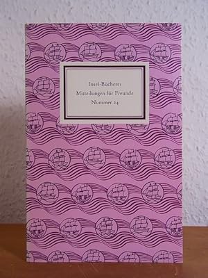 Insel-Bücherei. Mitteilungen für Freunde. Nummer 24, Frühjahr 2004
