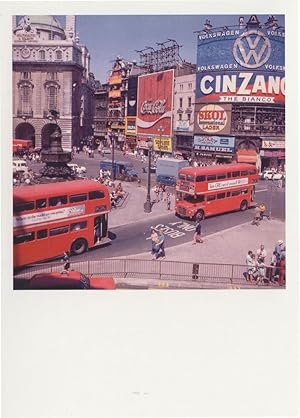 Seller image for London Bus Using Buses Only Lane Piccadilly 1972 Transport Postcard for sale by Postcard Finder