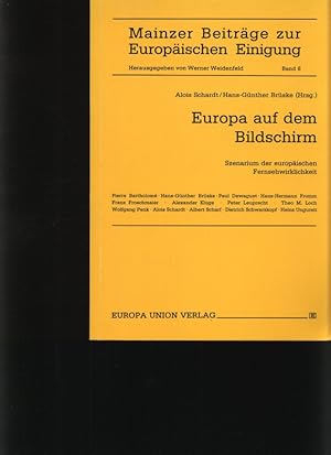 Imagen del vendedor de Europa auf dem Bildschirm Szenarium der europischen Fernsehwirklichkeit a la venta por Antiquariat Bookfarm