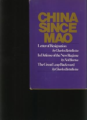 Bild des Verkufers fr China since Mao zum Verkauf von Antiquariat Bookfarm