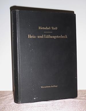 Imagen del vendedor de H. Rietschels Lehrbuch der Heiz- und Lftungstechnik. Mit einem Abschnitt Wrmephysiologie und hygienische Grundlagen. a la venta por Antiquariat Ballmert