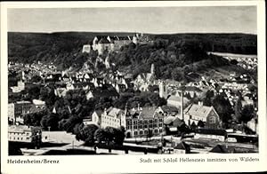 Bild des Verkufers fr Ansichtskarte / Postkarte Heidenheim an der Brenz Baden Wrttemberg, Stadt mit Schloss Hellenstein zum Verkauf von akpool GmbH
