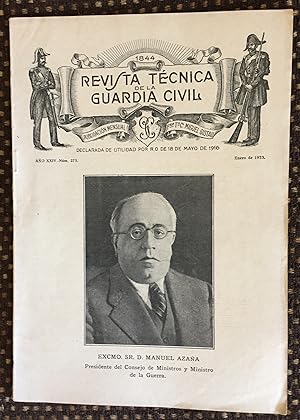 REVISTA TÉCNICA DE LA GUARDIA CIVIL AÑO XXIV - NUM. 275 ENERO DE 1933