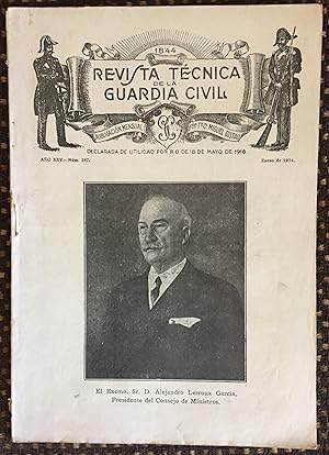 REVISTA TÉCNICA DE LA GUARDIA CIVIL AÑO XXV - NUM. 287 ENERO DE 1934