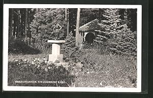 Bild des Verkufers fr Ansichtskarte Stranzendorf, Denkmal im Sonnenschein zum Verkauf von Bartko-Reher