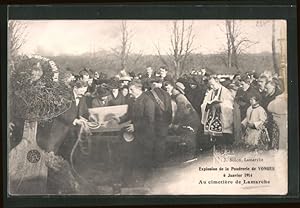 Ansichtskarte Lamarche, Explosion de la Pudrerie de Vonges 1914