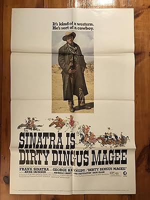 Seller image for Dirty Dingus MaGee One Sheet 1970 Frank Sinatra, George Kennedy for sale by AcornBooksNH