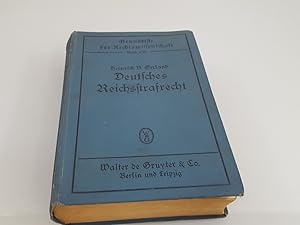 Imagen del vendedor de Deutsches Reichsstrafrecht a la venta por SIGA eG