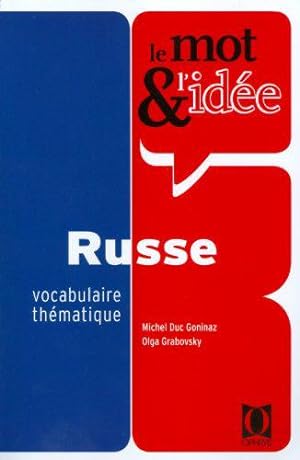 Bild des Verkufers fr Russe : Le mot et l'ide zum Verkauf von JLG_livres anciens et modernes