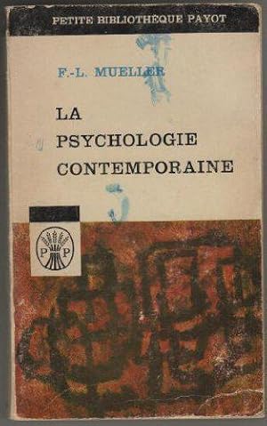 Imagen del vendedor de La psychologie contemporaine a la venta por JLG_livres anciens et modernes