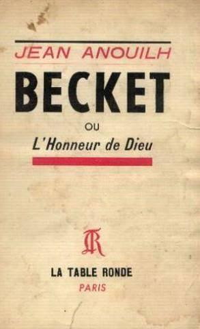 Seller image for Becket ou l'honneur de dieu for sale by JLG_livres anciens et modernes