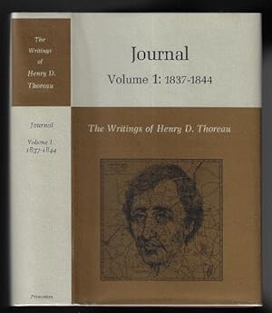 Immagine del venditore per The Writings of Henry David Thoreau: Journal, Volume 1: 1837-1844. venduto da Nighttown Books