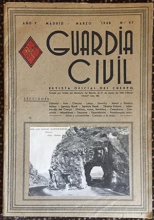 GUARDIA CIVIL - REVISTA OFICIAL DEL CUERPO AÑO XII - MAYO 1955 Nº 133.