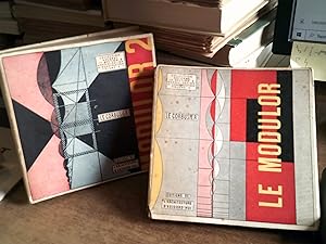LE MODULOR TOMES 1 et 2 (1954-1955° - Dédicace par Le Corbusier 26/3/60.