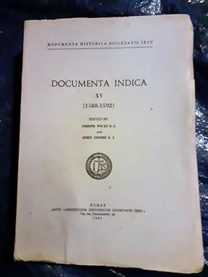 Documenta Indica XV (1588-1592)