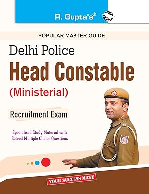 Seller image for Delhi Police-Head Constable (Ministerial) Recruitment Exam Guide for sale by moluna