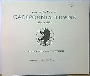 Lithographic Views of California Towns, 1875-1889