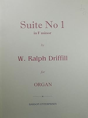 Suite No.1 for Organ, Op.14