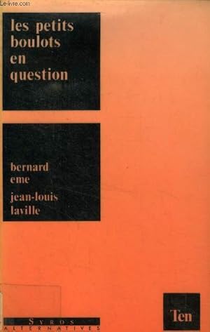 Seller image for Les petits boulots en question for sale by Le-Livre