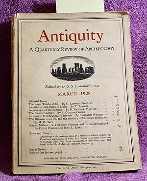 Seller image for ANTIQUITY A Quarterly Review of Archaeology Vol. 2 No. 5 MARCH 1928 for sale by THE BOOK VAULT