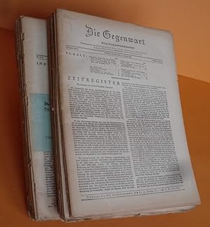 Bild des Verkufers fr Die Gegenwart. Eine Halbmonatsschrift. 1. Jahrgang 1946 und 3. Jahrgang 1948, mit Inhaltsverzeichnis 1946. zum Verkauf von Antiquariat an der Linie 3