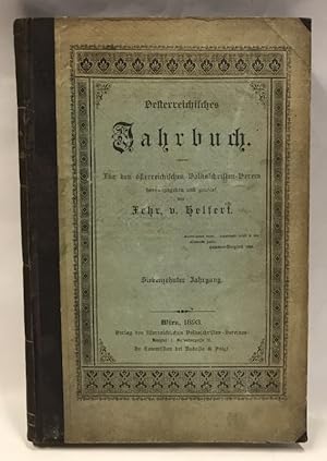 Seller image for Oesterreichisches Jahrbuch. Fr den sterreichischen Volksschriften-Verein. 17. Jg. for sale by Der Buchfreund