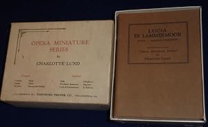 OPERA MINIATURE SERIES - Lucia di Lammermoor; Thais; I Pagliacci; La Juive; Aida; Carmen; Louise;...
