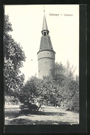 Bild des Verkufers fr Ansichtskarte Kitzingen, Fallerturm im Sonnenschein zum Verkauf von Bartko-Reher