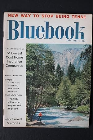 Seller image for BLUEBOOK April 1956 Paxton Davis Locomotive Thomas Collins Wormser Osage Rail for sale by Comic World