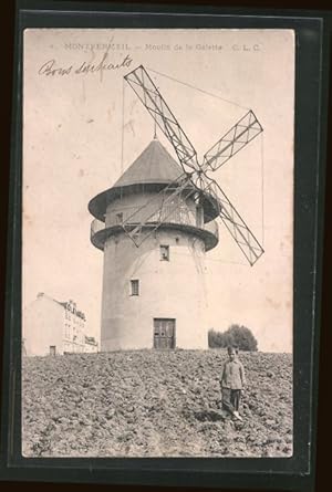 Ansichtskarte Montfermeil, Moulin de la Galette, Windmühle