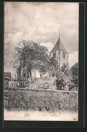 Carte postale Cepoy, L`Eglise