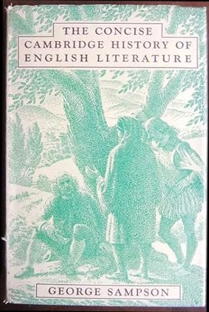 Bild des Verkufers fr The Concise Cambridge History of English Literature. zum Verkauf von Antiquariat Blschke
