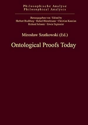 Seller image for Ontological Proofs Today (Philosophical Analysis) for sale by Versand-Antiquariat Konrad von Agris e.K.